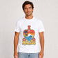 I Love Malibu Heart Sunset Tee, Retro California Beach Shirt, Unisex Surf Top