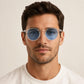 Classic Round Polarized Sunglasses | Vintage Acetate Style | UV400 Unisex Fashion Shades | Chapeau by Jess