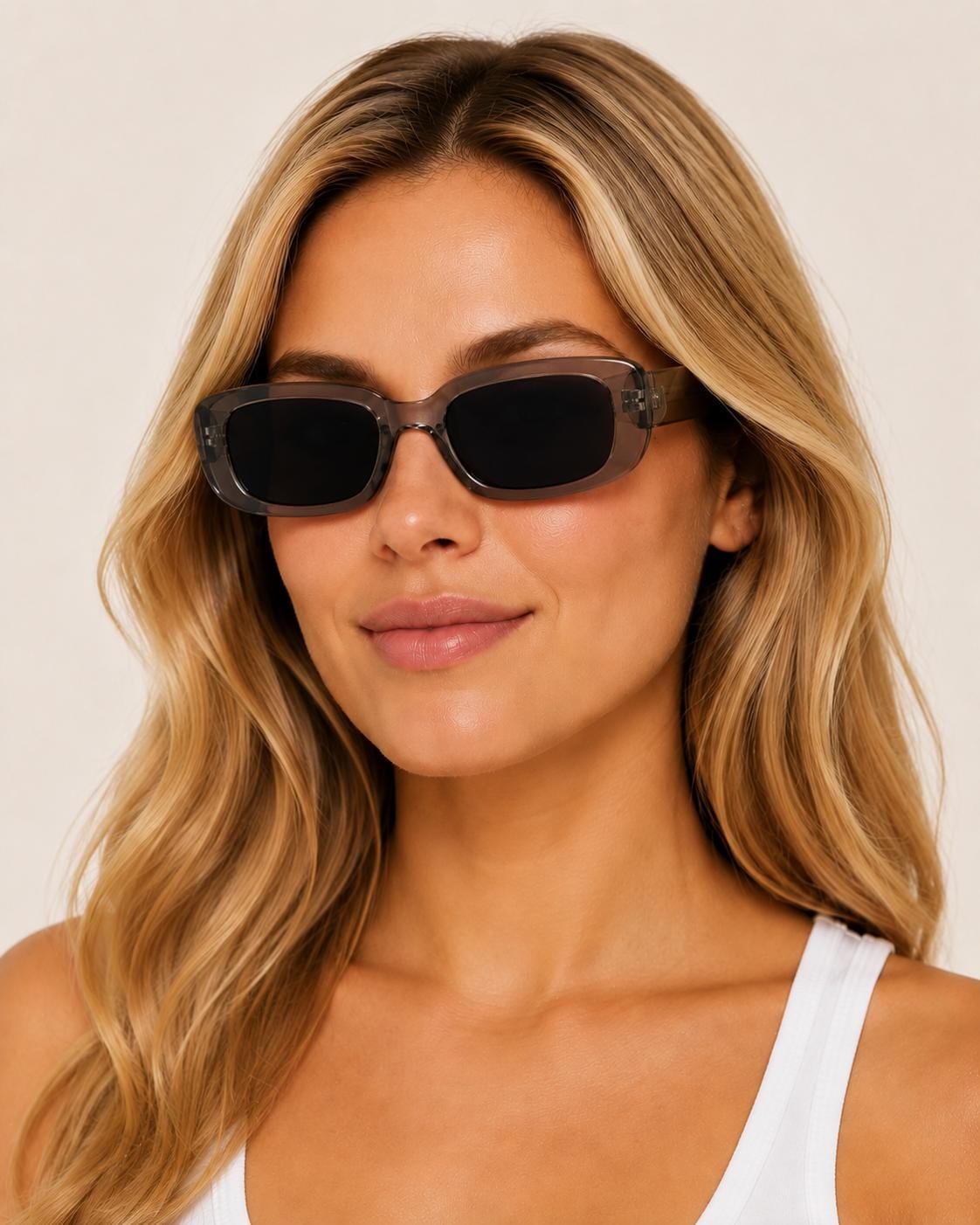 Retro Rectangle Sunglasses | Vintage Thick Frame UV400 Shades | Unisex Fashion Eyewear