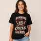 Running on Coffee & Chaos Unisex Graphic T-Shirt