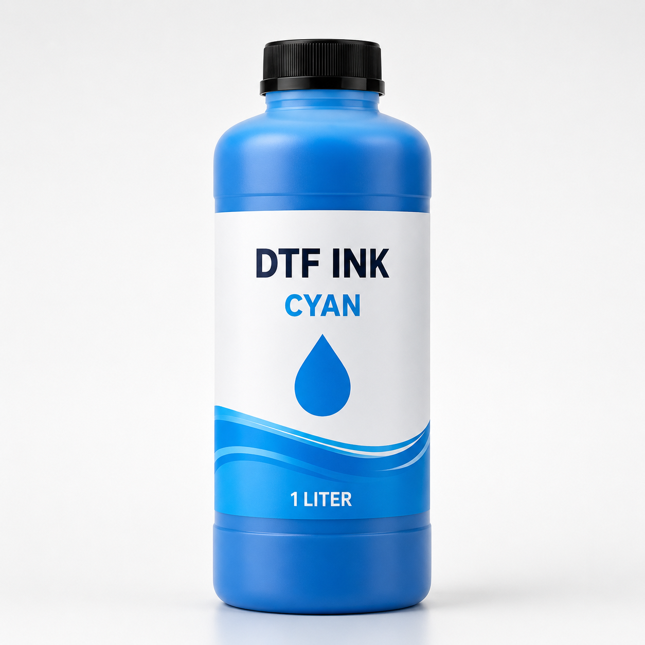 Premium DTF Ink 5-Color Set – CMYK + White | 1 Liter Each