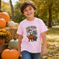 Kids Boo Crew Halloween T-Shirt – Cute Pink Ghost, Mummy & Pumpkin Tee