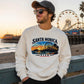 Santa Monica Pier Heat Transfer Decal – Vintage California Sunset Iron-On Transfer