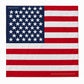 22x22 American Flag Bandana – Red, White & Blue Cotton Bandana, Patriotic Stars and Stripes