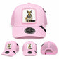 Pink Embroidered Bunny Trucker Hat | Chapeau by Jess Snapback Cap