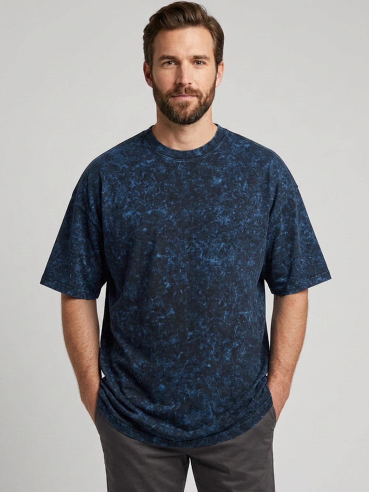 Oversized Vintage Wash T-Shirt | BEGOOD 18 Graphic Streetwear Tee