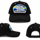 California Bear Embroidered Snapback Hat | Black Adjustable Baseball Cap | CALI Side Embroidery | Unisex