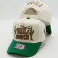Tequila Cowboy Club Embroidered Snapback Hat | Western Trucker Cap | Breathable Perforated Baseball Cap
