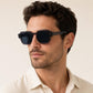 Retro Square Sunglasses | UV400 Geometric Eyewear, Unisex Designer Style