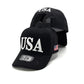 USA Embroidered Snapback Hat | Black American Flag Performance Baseball Cap