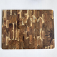 Solid Wood End Grain Challah & Cutting Board 16 x 12 x 1”– Premium Handcrafted