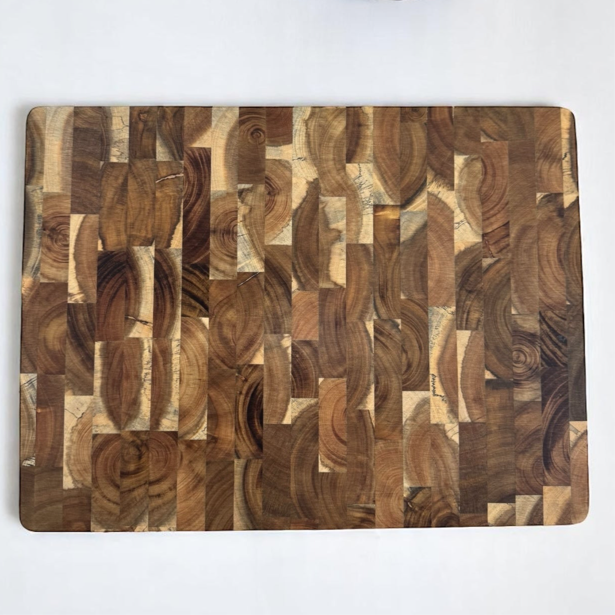 Solid Wood End Grain Challah & Cutting Board 16 x 12 x 1”– Premium Handcrafted