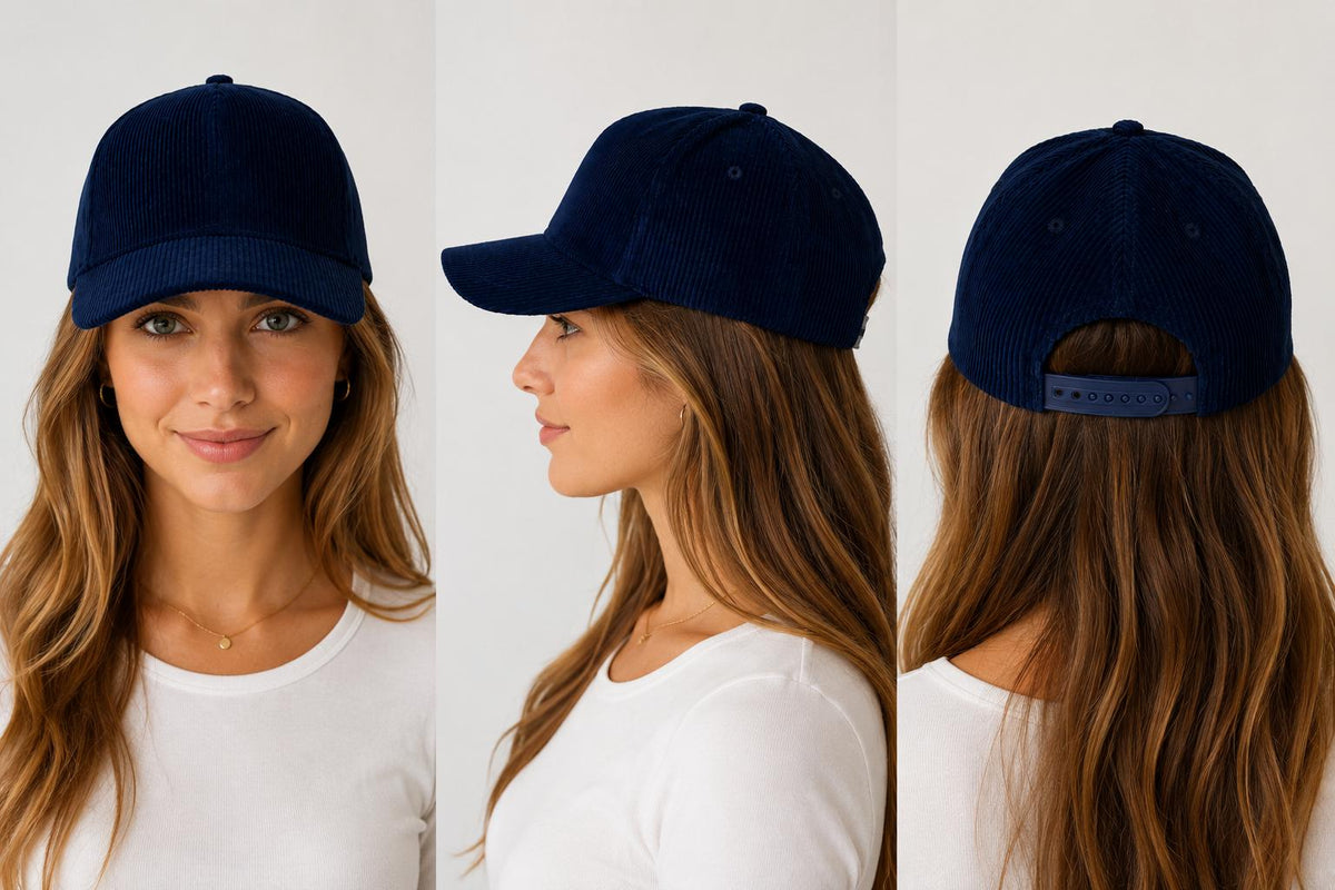 Soft Corduroy Baseball Cap | Adjustable Unisex Snapback Dad Hat