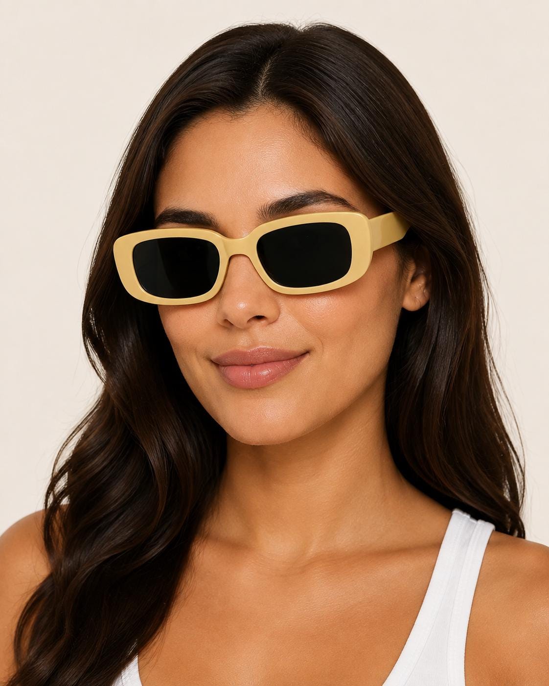 Retro Rectangle Sunglasses | Vintage Thick Frame UV400 Shades | Unisex Fashion Eyewear