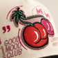 Good Mood Club Cherry Trucker Hat - Cream & Black Snapback