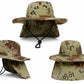 Wide Brim Boonie Hat with Neck Flap | UPF 50+ Sun Protection, Adjustable Chin Strap