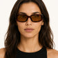 Retro Rectangle Sunglasses | Vintage Thick Frame UV400 Shades | Unisex Fashion Eyewear