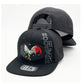Embroidered Rooster Snapback Hat | Mexican Streetwear Flat Bill Cap