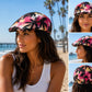 Palm Tree Print Flat Cap | Vintage Ivy Hat | Adjustable Unisex Cap