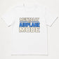 Mentally on Airplane Mode T-Shirt, Funny Travel Shirt, Airport Vacation Tee, Traveler Gift, Unisex Graphic T-Shirt