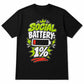 Social Battery 1% T-Shirt, Funny Introvert Graphic Tee, Low Battery Unisex Shirt