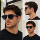 Retro Square Sunglasses | UV400 Geometric Eyewear, Unisex Designer Style
