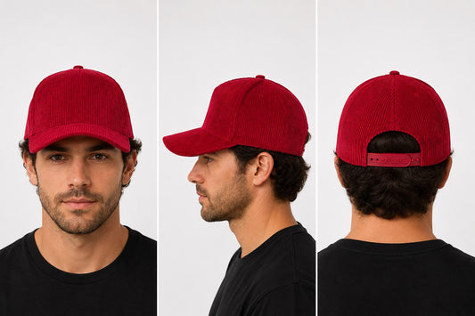 Corduroy Baseball Cap | Adjustable Snapback Dad Hat, Unisex Style