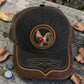 3D Embroidered Rooster Trucker Hat | Vintage Western Mesh Cap | Rustic Farmhouse Baseball Hat | | Retro Rooster Patch Cap