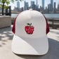 New York Apple Embroidered Patch – NYC Big Apple Iron On Patch – Red New York Applique – Travel Souvenir Jacket Backpack Patch