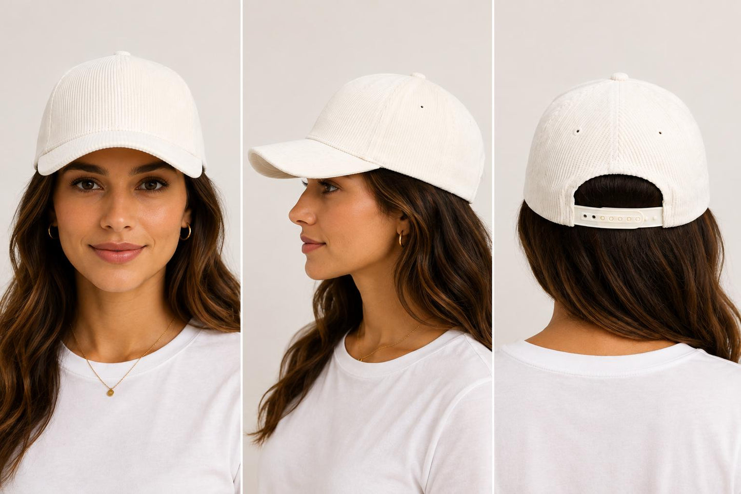 Corduroy Baseball Cap | Adjustable Snapback Dad Hat