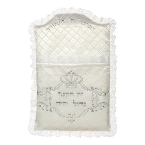 Ze Hakatan Elegant Satin Bris Pillow 73x53 cm with Embroidery