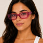 Retro Rectangle Sunglasses | Vintage Thick Frame UV400 Shades | Unisex Fashion Eyewear