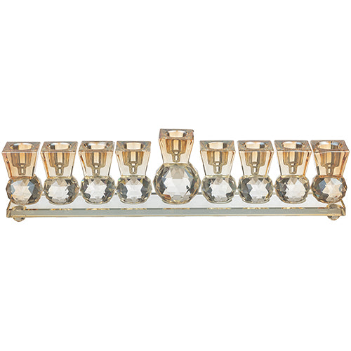 Crystal Elegant oil menorah 28 cm