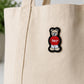 Bear Embroidered Patch – Teddy Bear Iron On Patch, Navy Blue or Red Sweater, Hat Jacket Backpack Bag Clothing Applique