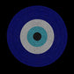 Blue Evil Eye Rhinestone Heat Transfer | Iron-On Crystal Applique | Nazar Protection Bling Decal