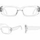Retro Rectangle Sunglasses | Vintage Thick Frame UV400 Shades | Unisex Fashion Eyewear