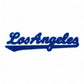 Los Angeles Chenille Varsity Patch – Script Iron-On Applique for Apparel