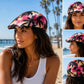 Palm Tree Print Flat Cap | Vintage Ivy Hat | Adjustable Unisex Cap
