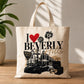 I Love Beverly Hills Heat Transfer Decal – Rodeo Drive Luxury California Graphic – Apparel & Tote Transfer