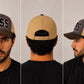 Vintage BOSS Embroidered Trucker Hat | Brown & Tan Snapback Cap | Perforated Breathable Baseball Hat