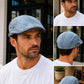 Denim Ivy Flat Cap | Adjustable Vintage Hat