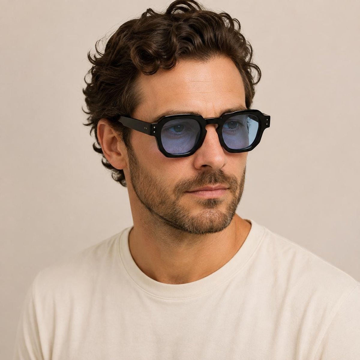 Retro Square Sunglasses | UV400 Geometric Eyewear | Unisex Designer Style