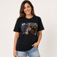 Israel & Tel Aviv Collage Graphic T-Shirt Black