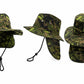 Wide Brim Sun Hat with Neck Flap | UPF 50+ Outdoor Boonie Fishing Hiking Hat