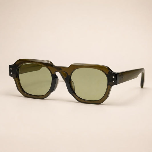 Retro Square Sunglasses | UV400 Geometric Eyewear, Unisex Designer Style