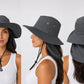 Wide Brim Boonie Sun Hat with Neck Flap | UPF 50+ Fishing Hiking Outdoor Protection