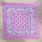 22x22 Cotton Paisley Bandana | Large Western Head Scarf, Neck Scarf
