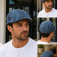 Denim Ivy Flat Cap | Adjustable Vintage Hat