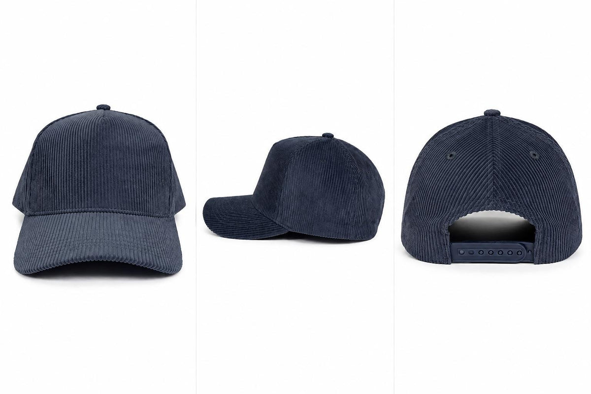 Corduroy Baseball Cap | Adjustable Snapback Dad Hat