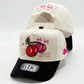 Good Mood Club Cherry Trucker Hat - Cream & Black Snapback